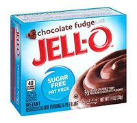 Jell-O - Mezcla de pudín instantánea sin azúcar Caja de 1,4 onzas (paquete de 6) Chocolate Fudge