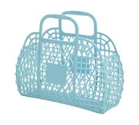 Jelly Bag, Beach Handbag, Reusable Basket Tote, Flexible Material, Lightweight Feel, Vibrant Color, Easy to Clean, Fashionable Look, Perfect for Summer, Wedding, Concert, 9.45x8.27x3.74 inches