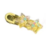 Jelly Bangs - Horquilla de resina Y2K para mujeres y niñas, transparente