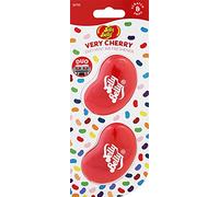 Jelly Belly® - Ambientador de coche doble para los conductos de ventilación con fragancia de cereza con toques de plátano y vainilla - 30 días de duración