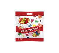 Jelly Belly Beans Grajeas con 20 Sabores Surtidos, Caramelos Masticables en Forma de Judías - 1 Bolsa de 70 gramos
