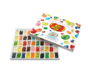 Jelly Belly Pack Regalo 50 Sabores Oficiales, Blue-Raspberry, 600 Gramos