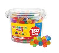 Jelly-block Creative Kit, Stackable Interactive Squeeze Learning Toys, Building Blocks Kids Can Squeeze, 120-Piece Kids Building Blocks Play Set For Boys Girls Home School Classroom Homeschool