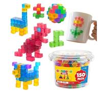 Jelly Blocks, 120 Piece Stackable Building Set, Interactive Learning Toys