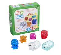 JELLY BLOX - FARM FRIEND - Amigos de la Granja - Set 6 Granjeros y Animales Sensoriales Suaves - Juego de Construcción para Niños desde 2 años - Bloques Flexibles y Extensibles - Regalo Educativo