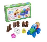 Jelly Blox Set Granja - 18 Bloques Táctiles para Niños Ideal Desde 2 Años | Animales tractor y accesorios variados para ensamblar - elementos suaves y extensibles