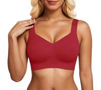 Jelly Bra, Wireless Seamless Push Up Plus Size Bras, Comfortable Wireless Full Coverage Jelly Smoothing Bra n29