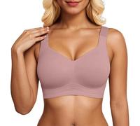 Jelly Bra, Wireless Seamless Push Up Plus Size Bras, Comfortable Wireless Full Coverage Jelly Smoothing Bra n29