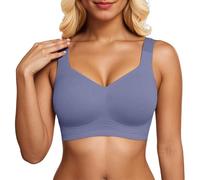 Jelly Bra, Wireless Seamless Push Up Plus Size Bras, Comfortable Wireless Full Coverage Jelly Smoothing Bra n29