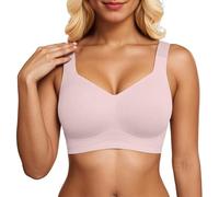 Jelly Bra, Wireless Seamless Push Up Plus Size Bras, Comfortable Wireless Full Coverage Jelly Smoothing Bra n29