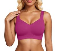 Jelly Bra, Wireless Seamless Push Up Plus Size Bras, Comfortable Wireless Full Coverage Jelly Smoothing Bra