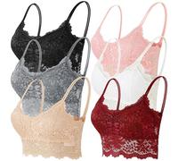 Jelly Bras - Brasier sin costuras para mujer, sin tirantes, 1 pieza, sostén de verano, talla grande, sin tirantes, cómodo, sin varillas, sin aros, talla 42B, rosa, M