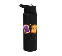 Jelly de mantequilla de maní Happy Toast Cartoon Bread Snack Stainless Steel Insulated Water Bottle