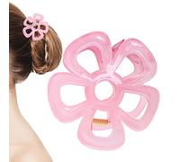 Jelly Flower Claw, Jelly Hair Clips, Floral Hair Barrettes, Beach Hair Claw, Artistic Hair Clips, Non-Slip Beach Hair Claw Clips, Fashionable Accessories for Women and Girls