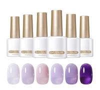 Jelly Gel Polish, Accessories, 0.55 Inches Salon Quality Formula & Lasting Wear, Valentine Wedding Tack Kit for Travels, Valentines Day, and Birthday Party