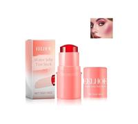 Jelly lipstick can be used as a blush, creates a natural look, removes stains on lips and cheeks