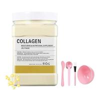 Jelly Mask en Polvo para Faciales, Peel-Off Jelly Mask, Powder DIY Spa Jelly Face Mask Limpieza Hidratante para el Cuidado de la Piel, Máscara de Gelatina en Polvo para Tratamientos Faciales