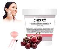 Jelly Mask en Polvo para Faciales, Peel-Off Jelly Mask, Powder DIY Spa Jelly Face Mask Limpieza Hidratante para el Cuidado de la Piel, Máscara de Gelatina en Polvo (Cereza)