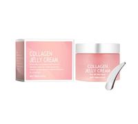 Jelly Moisturizer, Face Cream Gel, Hydrating Skin Tightener, Brightening Fast-Absorbing Formula for Women Dry OilySkin Day Night Routine, Lightweight Skin Care for Home Travel