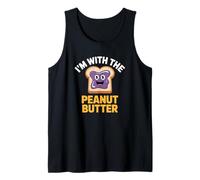 Jelly-Peanut Butter, Divertida Pareja, Mejor Amiga Camiseta sin Mangas