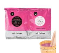 Jelly Pedicure Foot Soak - Remojo portátil para pies de de spa | Sales de baño relajantes de de con fórmula suavizante de la piel | Remojos relajantes de spa para pies para