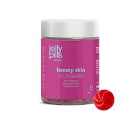 Jelly Pills Gominolas de Colágeno 500 mg con Ácido Hialurónico + Coenzima Q10 + Vitaminas C y E - 60 Gummies Veganas para 2 meses - Sin Azúcares Añadidos - Sabor Fresa Natural - Piel y Articulaciones