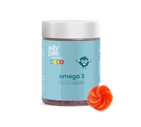 Jelly Pills Gominolas de Omega 3 para Niños con DHA de Microalgas - 70 Gummies - Sin Azúcares Añadidos - Sabor Naranja - Apoyo al Cerebro, Concentración y Visión - Tratamiento de 2 Meses