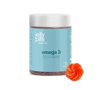 Jelly Pills Gominolas de Omega 3 Vegano con DHA de Microalgas y Vitaminas B - Fuente Vegetal - 70 Gummies Veganas - Sin Azúcares Añadidos - Sabor Naranja Natural - Energía y Concentración