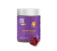 Jelly Pills Gominolas Melatonina Niños 0,5 mg + Vitamina B6-70 Gummies Veganas para 2 meses - Sin Azúcares Añadidos - Sabor Frutas del Bosque Natural