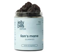 Jelly Pills Gominolas de Melena de León + Pimienta Negra - 70 Gummies Veganas - Sin Azúcares Añadidos - Sabor Berries - Apoyo Cognitivo & Memoria