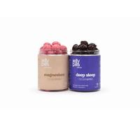 Jelly Pills Pack Bienestar Diario & Rutina Nocturna - Magnesio 180 mg + Vitamina B6 y Melatonina 1,9 mg con Ashwagandha - 70 + 70 Gummies Veganas - Sin Azúcares Añadidos - Sabor Frutos del Bosque