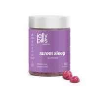 Jelly Pills® Gominolas de Melatonina y Vitamina B6 - Sin Azúcares Añadidos - 1 mg por dosis diaria para Dormir Bien - 60 Gummies Veganas con sabor frutas del bosque