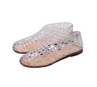 Jelly - Sandalias planas de verano para mujer, para la playa, con corte cómodo para primavera, cómodas, a la moda, informales, elegantes, Y2K, para verano, 2026, sexy, a la moda, para mujer, trabajo