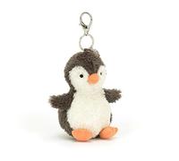 Jellycat - Abalorio de pingüino de maní, 4.5 pulgadas, llavero de felpa de pájaro, gran idea de regalo, Pingüino de maní, Pingüino de maní