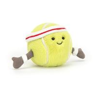 Jellycat Amuseables - Pelota de tenis de peluche de 3.5 pulgadas para fanáticos del deporte