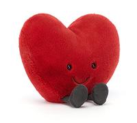 Jellycat Amuseables - Peluche de corazón rojo | Regalos del día de San Valentín para niños, niñas, adolescentes, hombres y mujeres