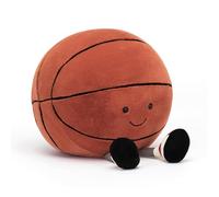 Jellycat Balón de baloncesto deportivo divertido - Altura: 25 cm x L: 22 cm