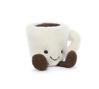 Jellycat Divertida taza de café expreso: 6 cm de largo x 5 cm de largo x 10 cm de alto