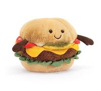 Jellycat Hamburguesa divertida - 11 cm x 11 cm x 11 cm