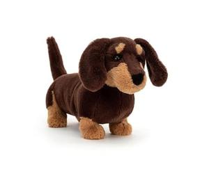 Jellycat Otto - Peluche de perro salchicha, 18 cm