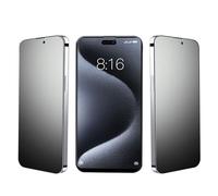 JELLYEA 3 Piezas Protector Pantalla Privacidad para iPhone 15 Pro Vidrio Templado Mate Anti-Espía Anti-Huellas Anti-Reflejo Cristal Templado para Apple iPhone 15 Pro,6.1"