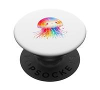 Jellyfish Cute Kawaii PopSockets PopGrip Adhesivo
