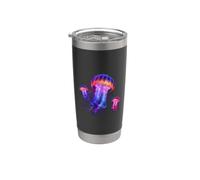 Jellyfish Ocean Decor Jelly Fish Shirt Sea Animals Vaso térmico de acero inoxidable de doble pared
