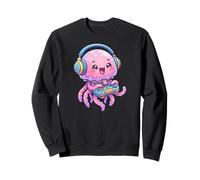 Jellyfish Playing Video Game Marine Sea Jellies Gamers Sudadera