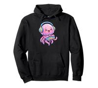 Jellyfish Playing Video Game Marine Sea Jellies Gamers Sudadera con Capucha