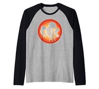 Jellyfish Retro Vintage 60s 70s Men Women Gifts Sea Animal Camiseta Manga Raglan