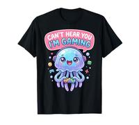 Jellyfish Video Gamer, Gaming Can't Hear You I'm Gaming Camiseta