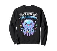 Jellyfish Video Gamer, Gaming Can't Hear You I'm Gaming Sudadera
