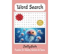 Jellyfish Word Search Puzzle Book: Word Searches with Easy to Read Print about Jellyfish, Marine Life, and More|6x9 inches, 110 pages|50+Puzzles...Gift for Vacations, Holidays and Free Times