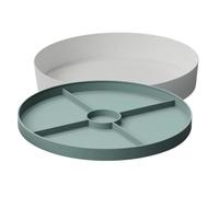 Jellystone Designs, Bandeja de juego Tray Play 2 en 1 con tapa, juego sensorial para niños a partir de 3 años, fibra de bambú y melamina, color salvia, 35,5 x 6 cm